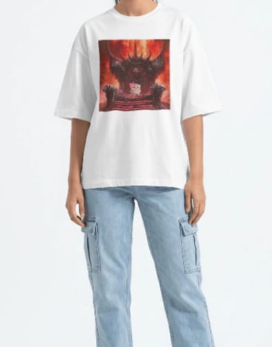 Cute Cat on a Throne Meme T Shirt